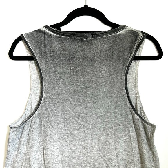 Rag & Bone Sleeveless Concert Tank Ombre Gray Sz M - Picture 5 of 11